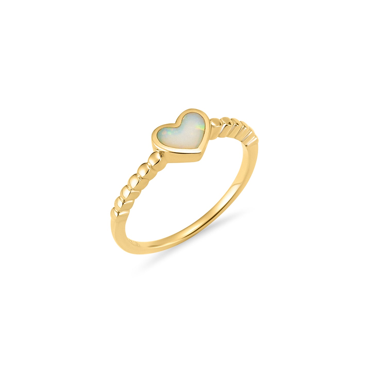 Lina- Opal Heart Ring