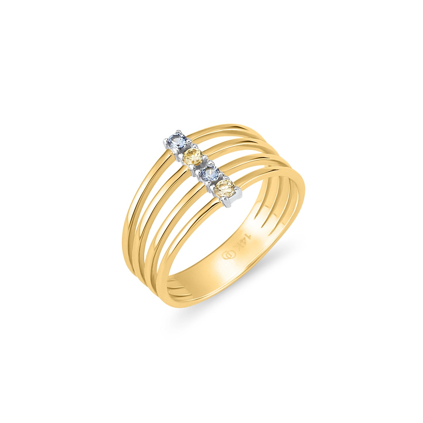 Aarabella Multi- layer Ring