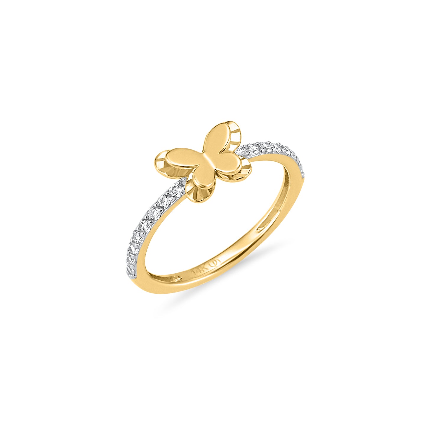 Agata Butterfly Ring
