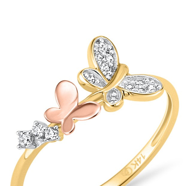 Anisa Multi-Butterfly Ring