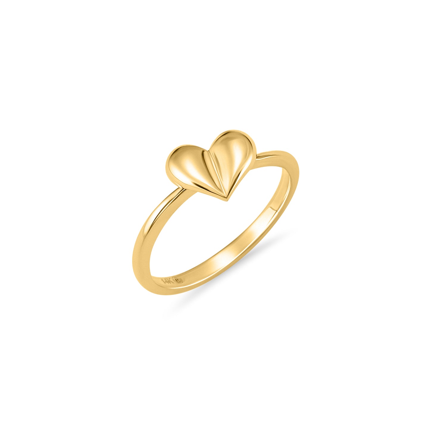 Inna Yellow Heart Ring