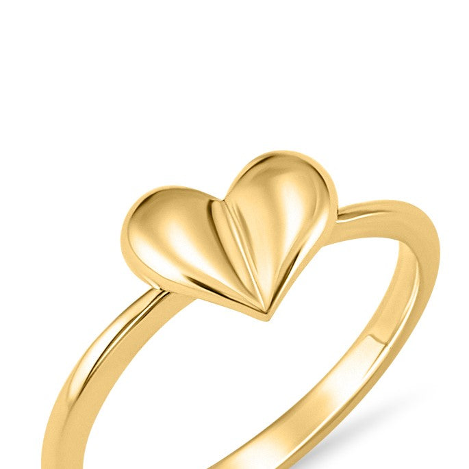 Inna Yellow Heart Ring