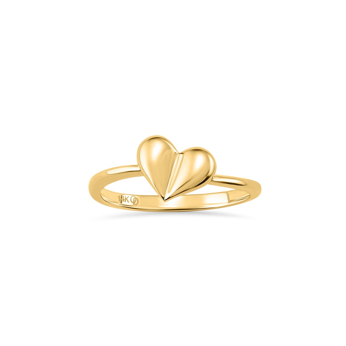 Inna Yellow Heart Ring
