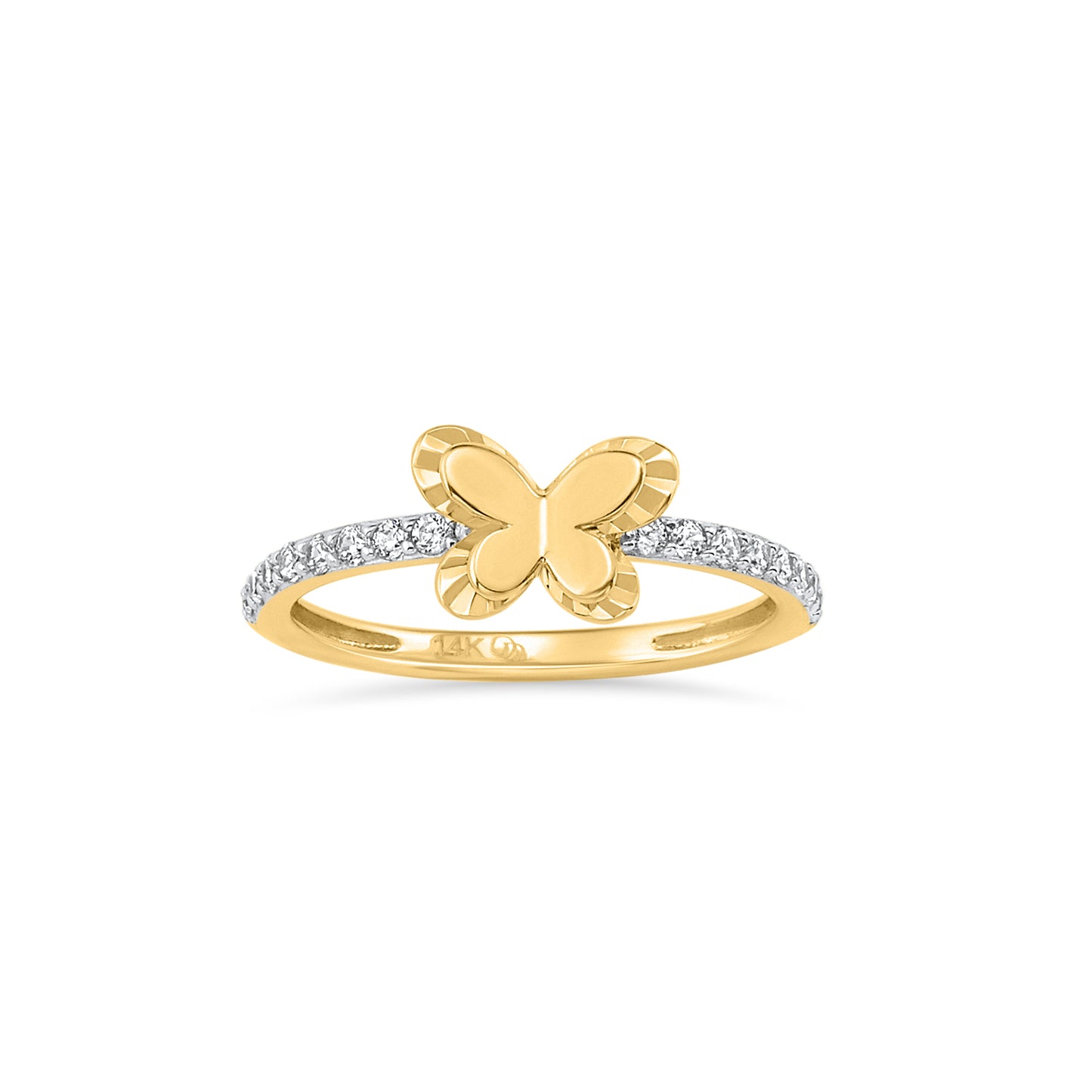 Agata Butterfly Ring