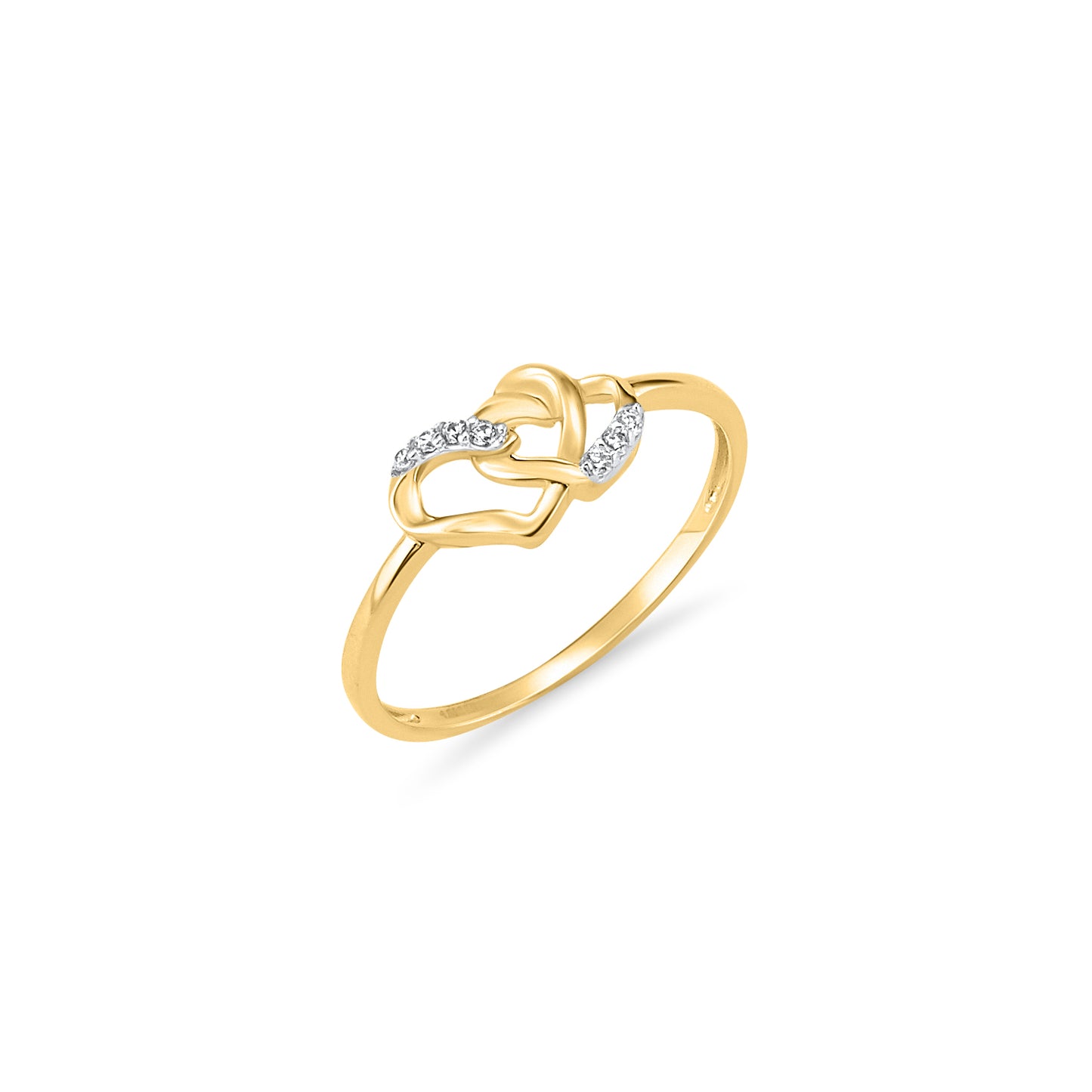 Amber Heart Ring