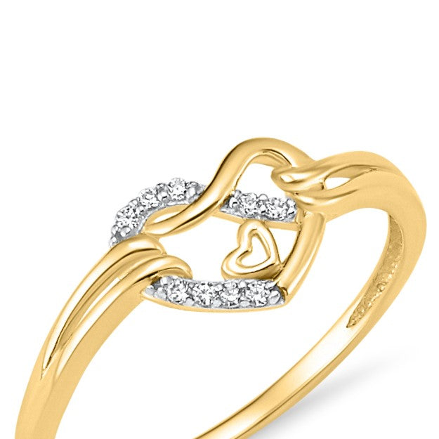 Melissa Heart Ring